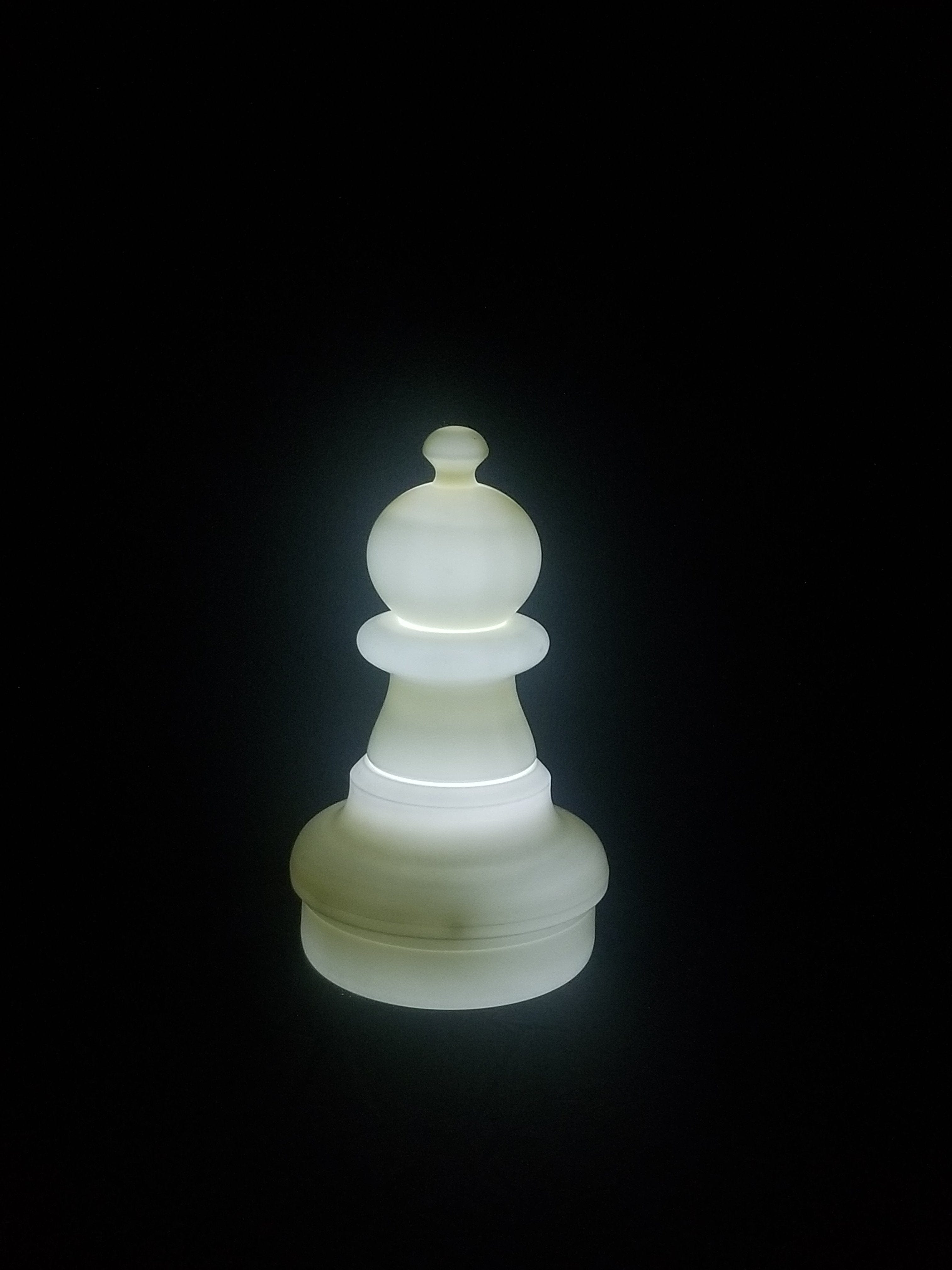 16 Inch LED Pawn Individual Plastic Chess Piece - Illuminates 8 Different Colors | Giant Outdoor Chess | | GiantChessUSA