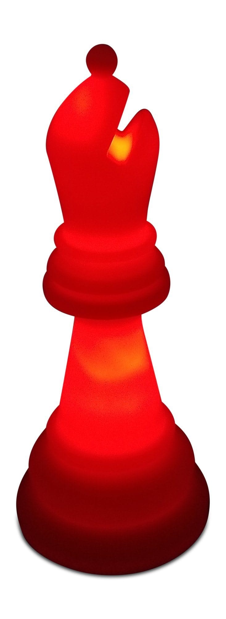 28 Inch Perfect Giant Bishop Chess Piece Light-Up Giant Chess Piece - Illuminates 8 Different Colors | Giant Outdoor Chess | Default Title | GiantChessUSA