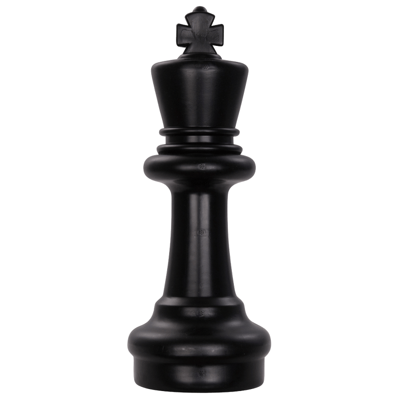 MegaChess 12 Inch Dark Plastic King Giant Chess Piece |  | GiantChessUSA