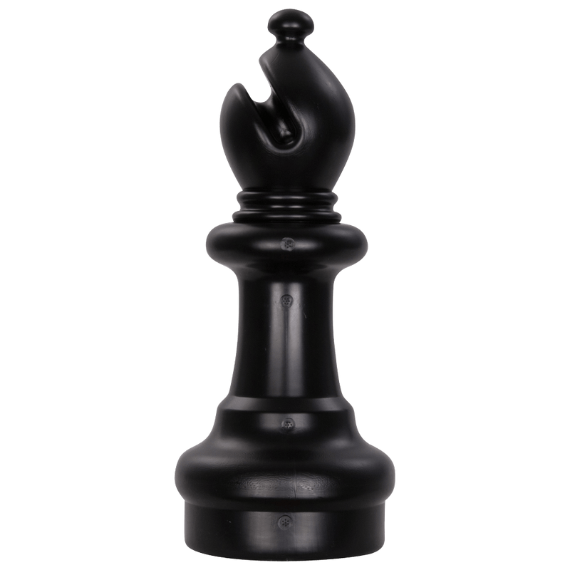 MegaChess 10 Inch Dark Plastic Bishop Giant Chess Piece |  | GiantChessUSA