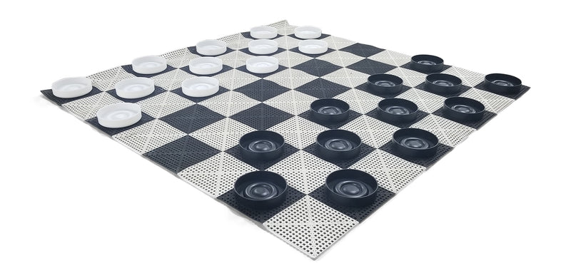 The Perfect Giant Checker Set | 10 Inches Wide | MegaChess |  | GiantChessUSA