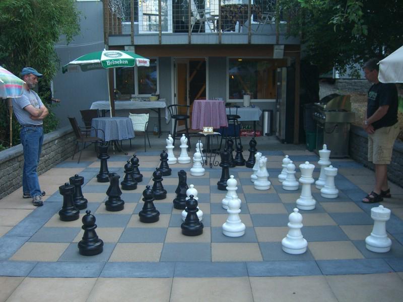 The Original MegaChess 25 Inch Plastic Giant Chess Set |  | GiantChessUSA