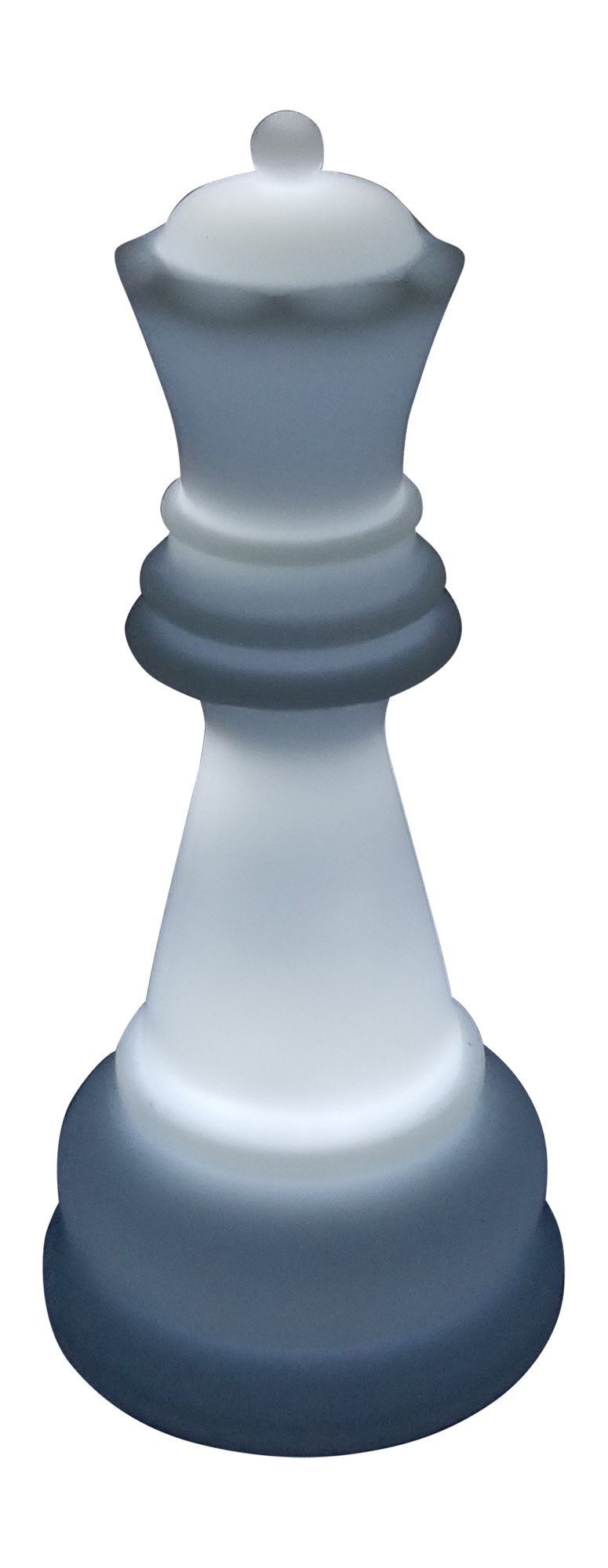 MegaChess 22 Inch Premium Plastic Queen Light-Up Giant Chess Piece - White |  | GiantChessUSA