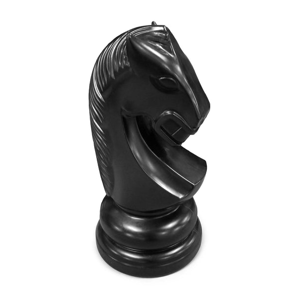 MegaChess 23 Inch Black Premium Plastic Knight Giant Chess Piece | Default Title | GiantChessUSA