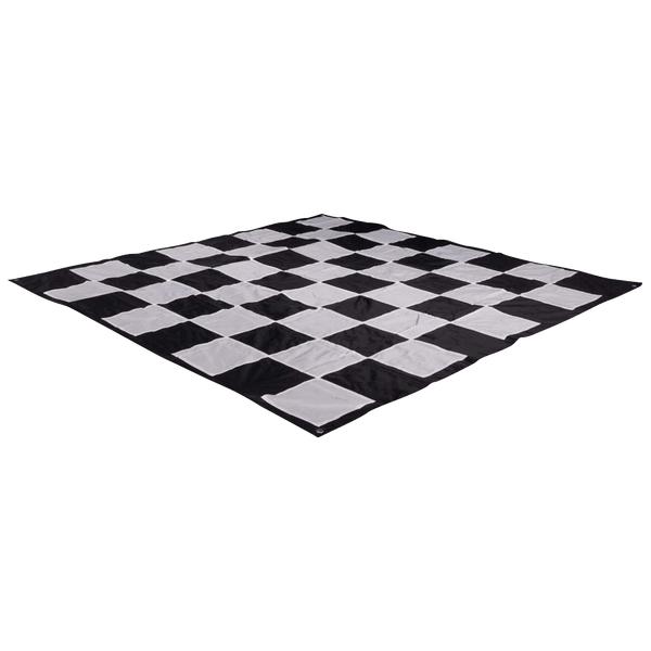 MegaChess Quick Fold Nylon Giant Chess Mat with 8 Inch Squares - 5' 5" x 5' 5" |  | GiantChessUSA